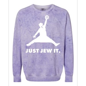 Just Jew It Colorblast Crewneck Sweatshirt