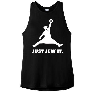 Just Jew It Ladies PosiCharge Tri-Blend Wicking Tank