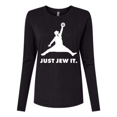 Just Jew It Womens Cotton Relaxed Long Sleeve T-Shirt