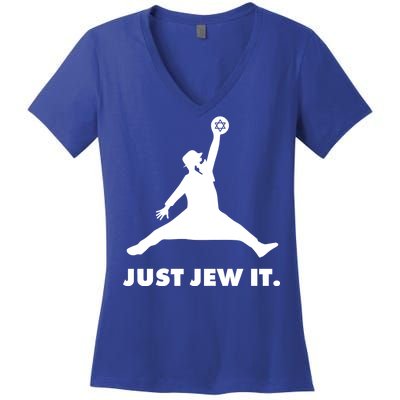 Just Jew It Women's V-Neck T-Shirt