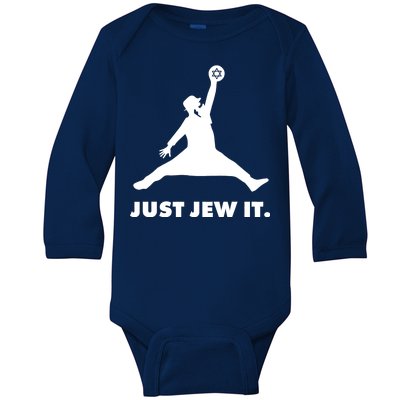 Just Jew It Baby Long Sleeve Bodysuit