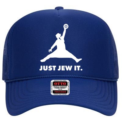 Just Jew It High Crown Mesh Back Trucker Hat