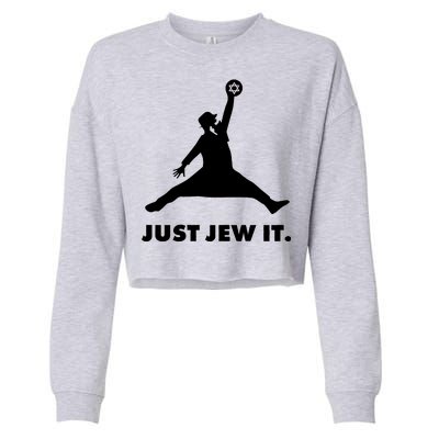 Just Jew It Cropped Pullover Crew