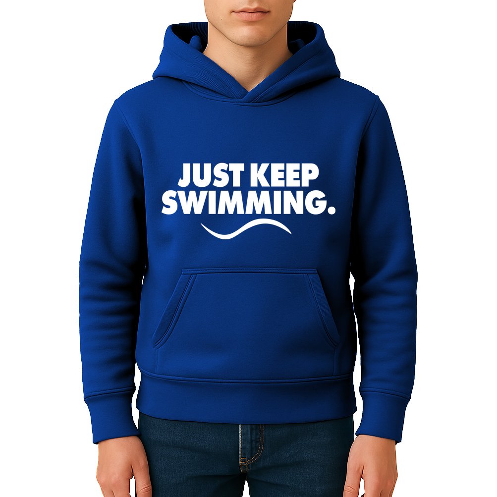 Just Keep Swimming Kids Hoodie