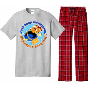 Just Keep Swimming Fish Pajama Set