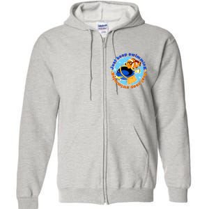 Just Keep Swimming Fish Full Zip Hoodie