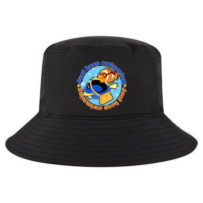 Just Keep Swimming Fish Cool Comfort Performance Bucket Hat