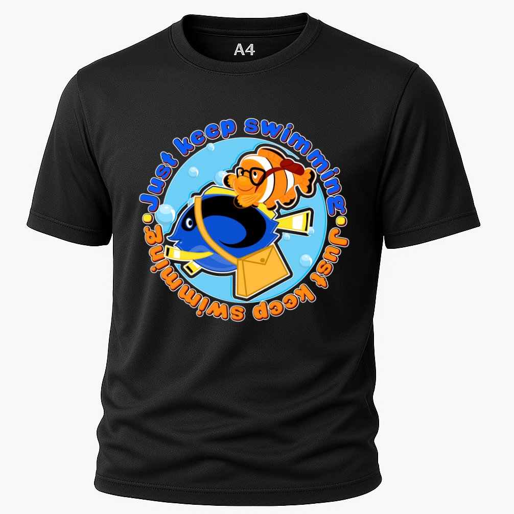 Just Keep Swimming Fish Performance Shirt