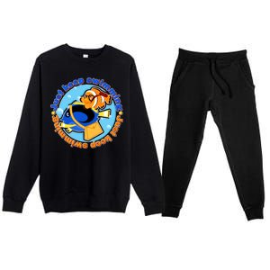 Just Keep Swimming Fish Premium Crewneck Sweatsuit Set