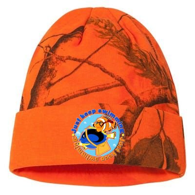 Just Keep Swimming Fish Kati Licensed 12" Camo Beanie