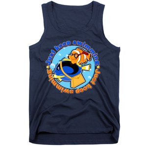 Just Keep Swimming Fish Tank Top