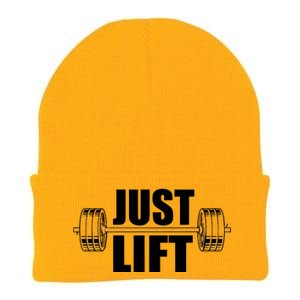 Just Lift Gym Workout Knit Cap Winter Beanie