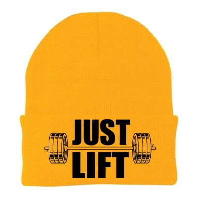 Just Lift Gym Workout Knit Cap Winter Beanie