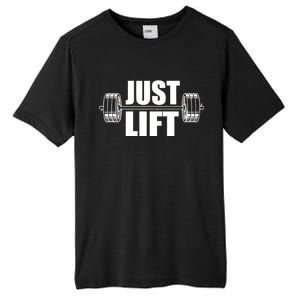 Just Lift Gym Workout Tall Fusion ChromaSoft Performance T-Shirt