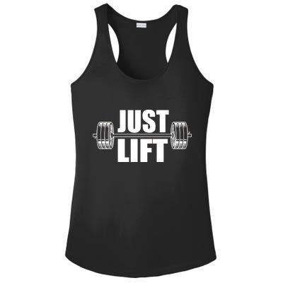 Just Lift Gym Workout Ladies PosiCharge Competitor Racerback Tank