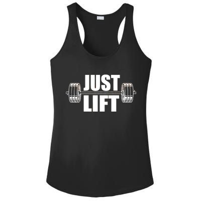 Just Lift Gym Workout Ladies PosiCharge Competitor Racerback Tank