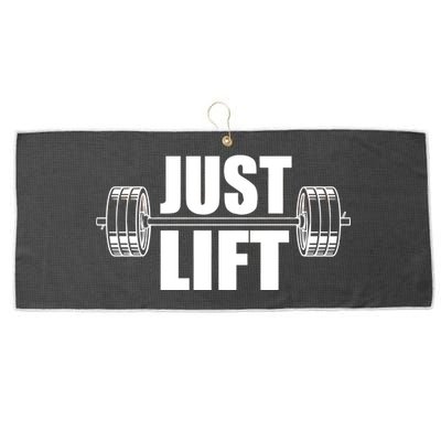 Just Lift Gym Workout Large Microfiber Waffle Golf Towel