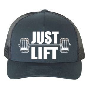 Just Lift Gym Workout Yupoong Adult 5-Panel Trucker Hat