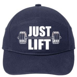 Just Lift Gym Workout 7-Panel Snapback Hat