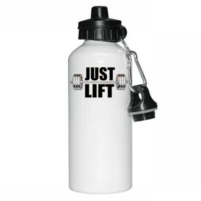 Just Lift Gym Workout Aluminum Water Bottle 