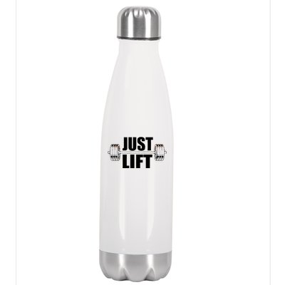 Just Lift Gym Workout Stainless Steel Insulated Water Bottle