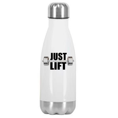 Just Lift Gym Workout Stainless Steel Insulated Water Bottle