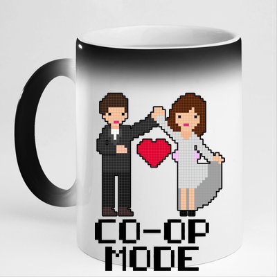 Just Married Co-op Mode Funny Marriage 11oz Black Color Changing Mug