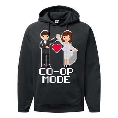 Just Married Co-op Mode Funny Marriage Performance Fleece Hoodie