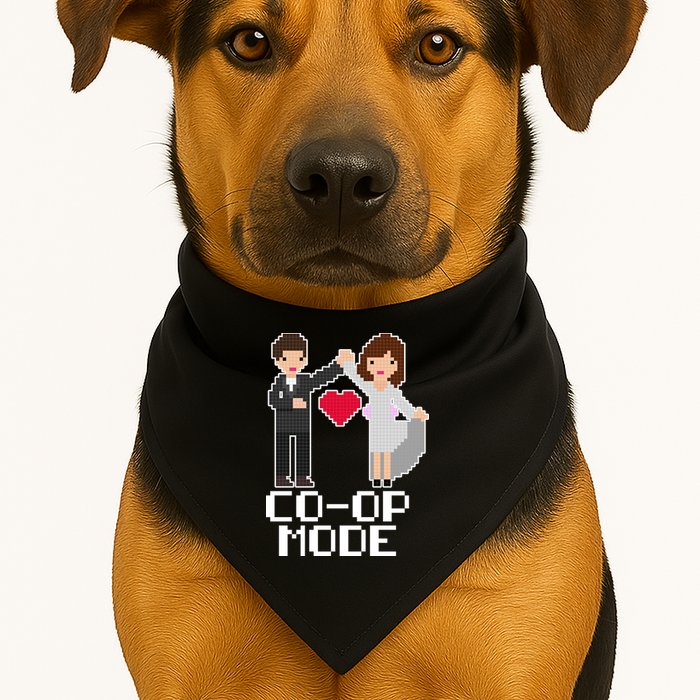 Just Married Co-op Mode Funny Marriage USA-Made Doggie Bandana