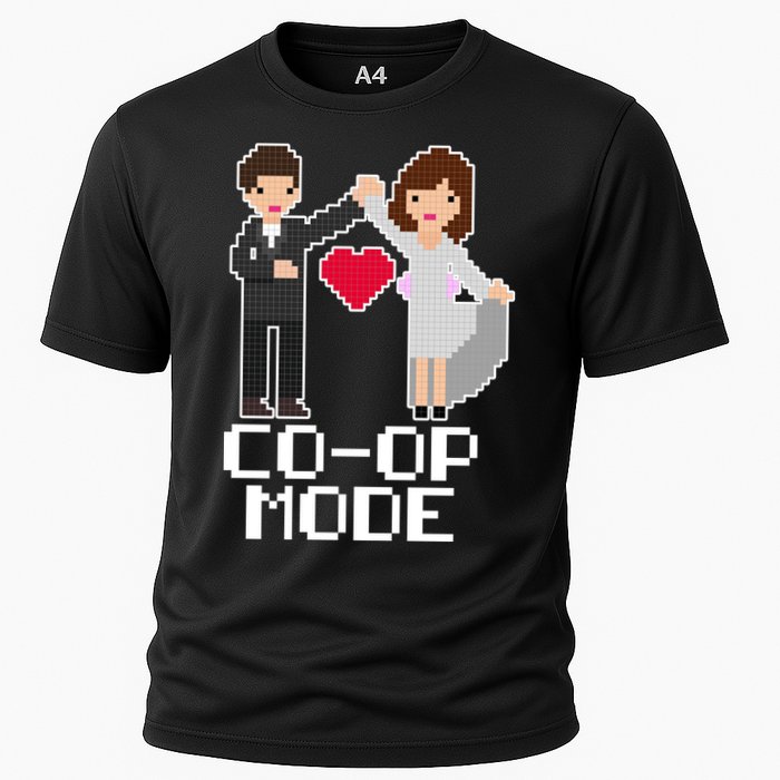 Just Married Co-op Mode Funny Marriage Cooling Performance Crew T-Shirt