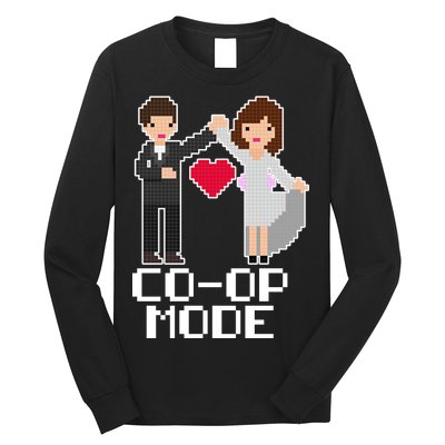 Just Married Co-op Mode Funny Marriage Long Sleeve Shirt