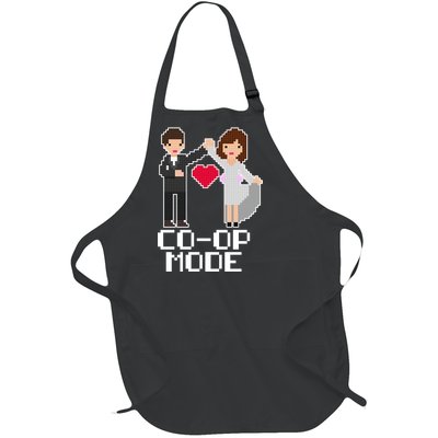 Just Married Co-op Mode Funny Marriage Full-Length Apron With Pockets