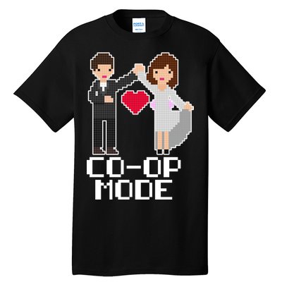 Just Married Co-op Mode Funny Marriage Tall T-Shirt