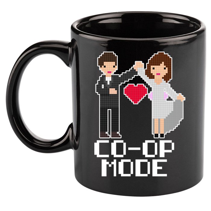 Just Married Co-op Mode Funny Marriage 11oz C Handle Ceramic Mug
