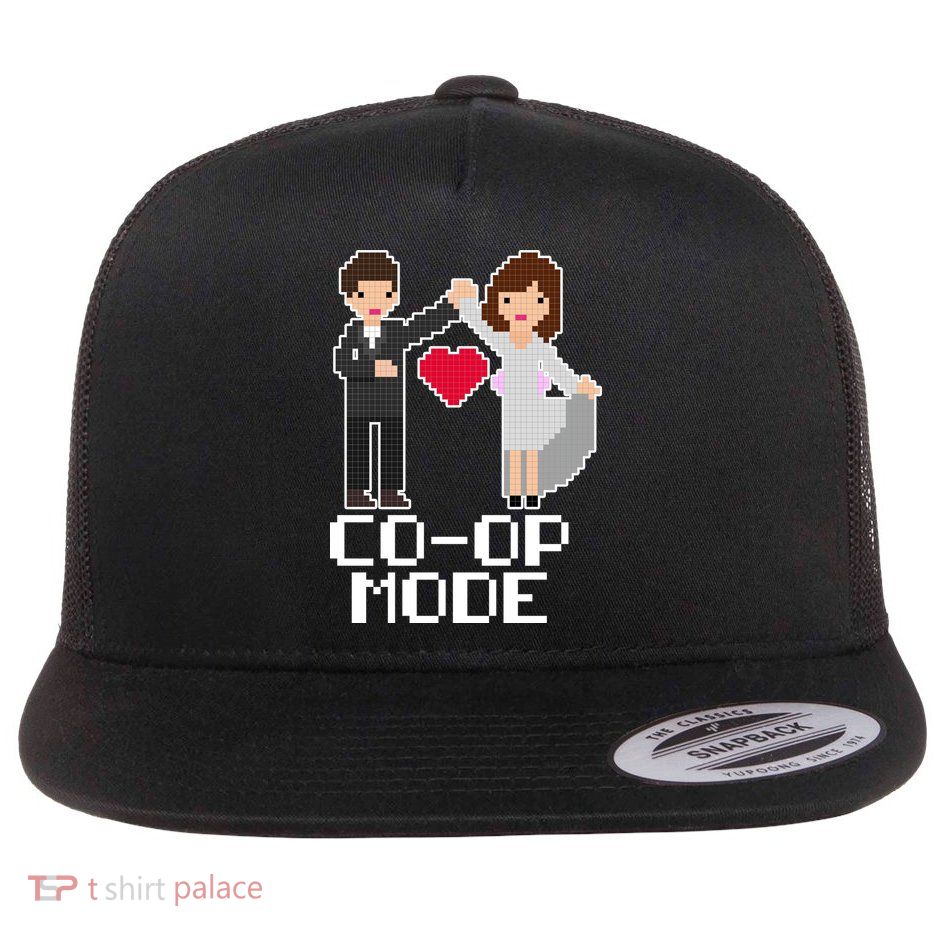 Just Married Co-op Mode Funny Marriage Flatbill Hat