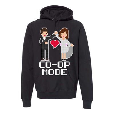 Just Married Co-op Mode Funny Marriage Premium Hoodie