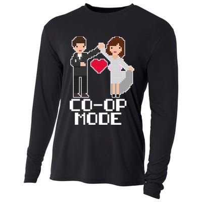 Just Married Co-op Mode Funny Marriage Cooling Performance Long Sleeve Crew