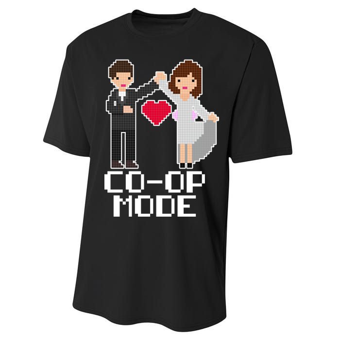 Just Married Co-op Mode Funny Marriage Performance Sprint T-Shirt