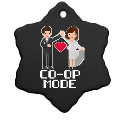 Just Married Co-op Mode Funny Marriage Ceramic Star Ornament