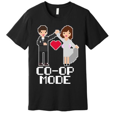 Just Married Co-op Mode Funny Marriage Premium T-Shirt