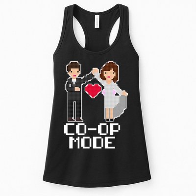 Just Married Co-op Mode Funny Marriage Womens Tank Top