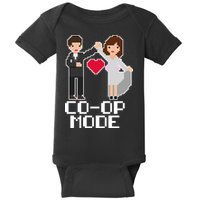 Just Married Co-op Mode Funny Marriage Baby Bodysuit