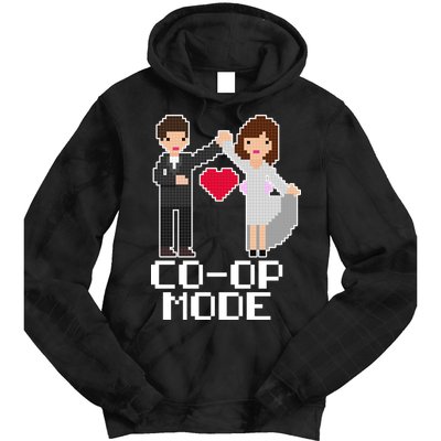 Just Married Co-op Mode Funny Marriage Tie Dye Hoodie