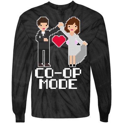 Just Married Co-op Mode Funny Marriage Tie-Dye Long Sleeve Shirt