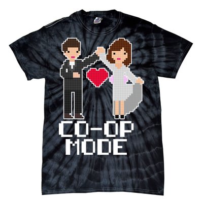 Just Married Co-op Mode Funny Marriage Tie-Dye T-Shirt