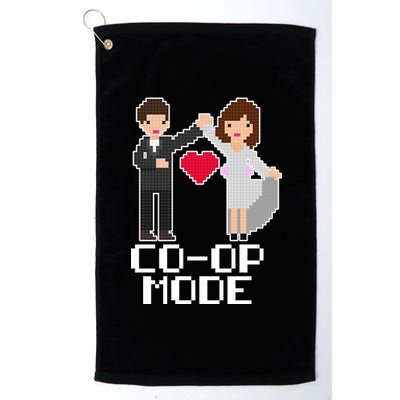 Just Married Co-op Mode Funny Marriage Platinum Collection Golf Towel