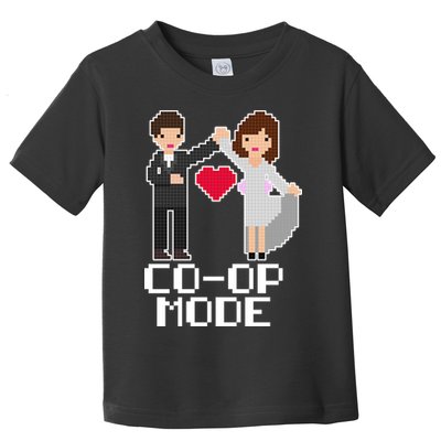Just Married Co-op Mode Funny Marriage Toddler T-Shirt