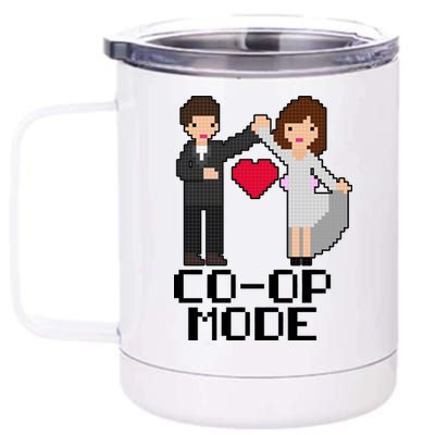 Just Married Co-op Mode Funny Marriage 12 oz Stainless Steel Tumbler Cup