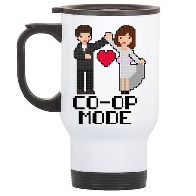 Just Married Co-op Mode Funny Marriage Stainless Steel Travel Mug