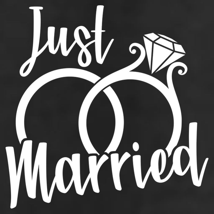 Just Married Ring Logo 11oz C Handle Ceramic Mug